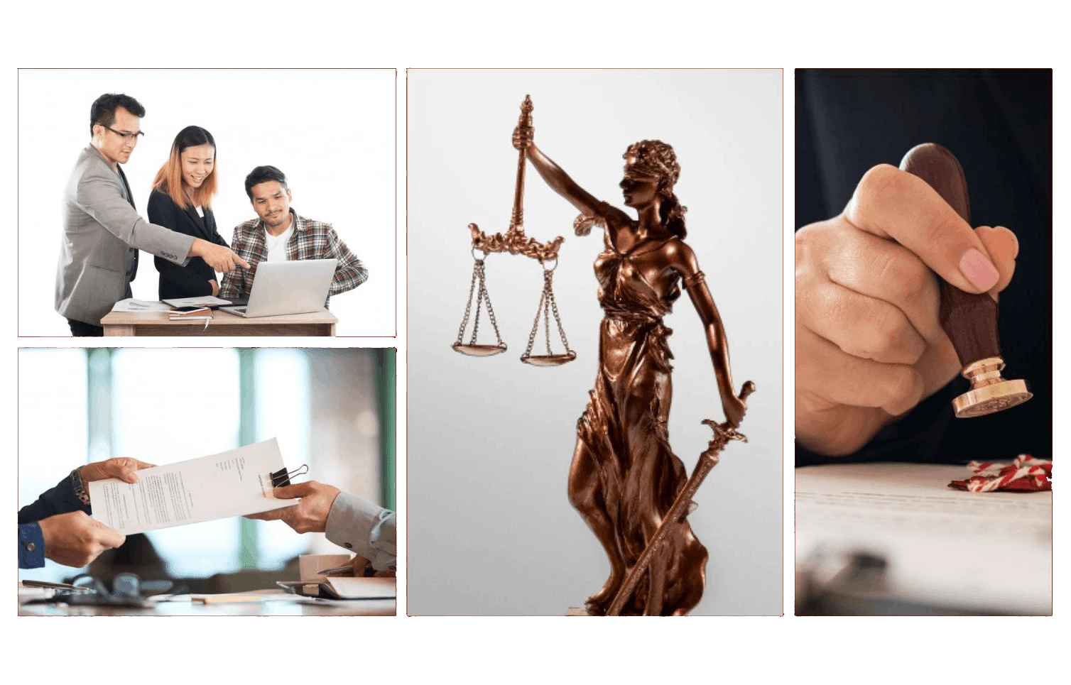 Kolase tim hukum Quelaw.id yang berdedikasi dalam membantu legalitas usaha di Indonesia